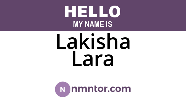 Lakisha Lara