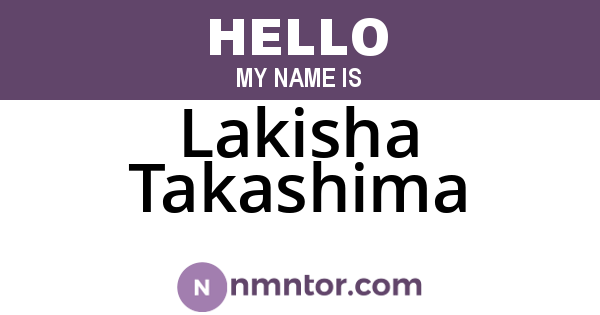 Lakisha Takashima