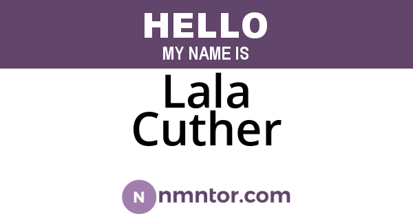 Lala Cuther