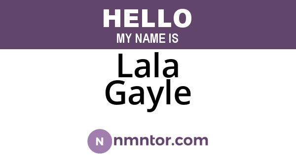 Lala Gayle