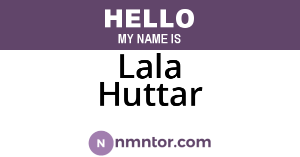 Lala Huttar