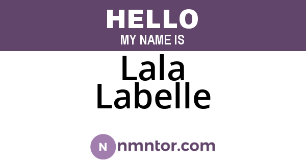 Lala Labelle