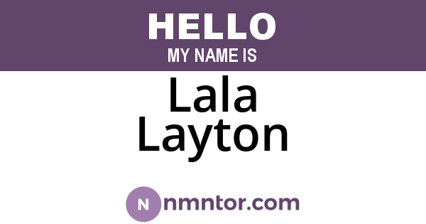 Lala Layton