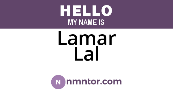 Lamar Lal