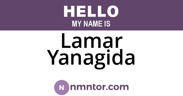 Lamar Yanagida