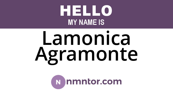 Lamonica Agramonte