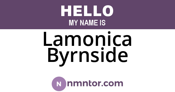 Lamonica Byrnside