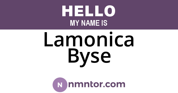 Lamonica Byse