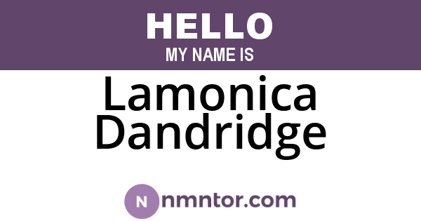 Lamonica Dandridge