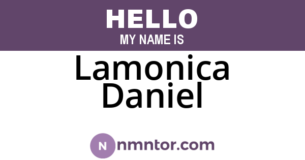Lamonica Daniel