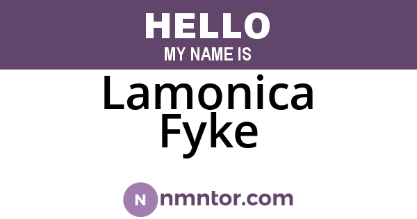 Lamonica Fyke