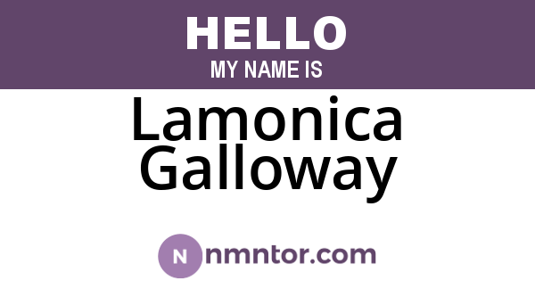 Lamonica Galloway