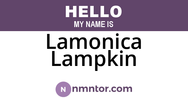 Lamonica Lampkin