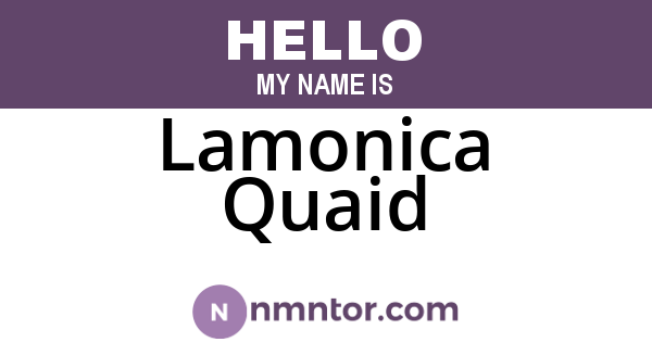 Lamonica Quaid
