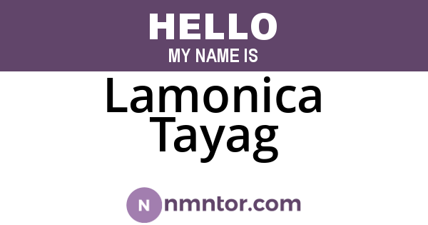 Lamonica Tayag