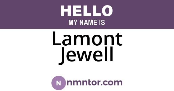 Lamont Jewell