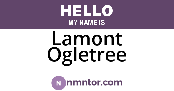Lamont Ogletree