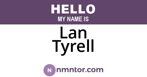 Lan Tyrell