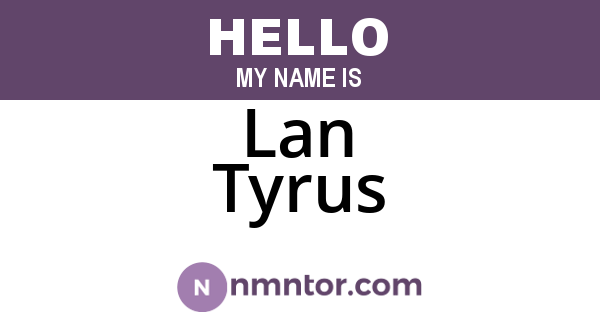 Lan Tyrus
