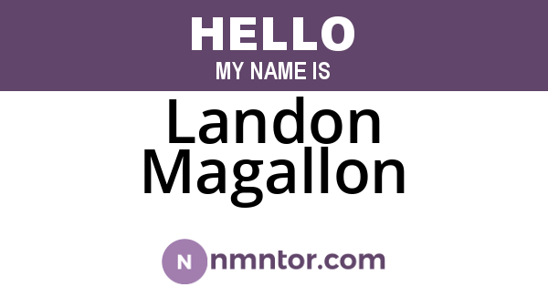 Landon Magallon