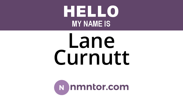 Lane Curnutt