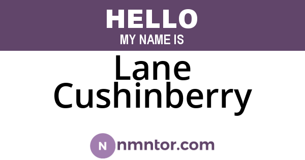 Lane Cushinberry