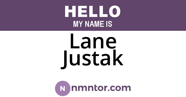 Lane Justak