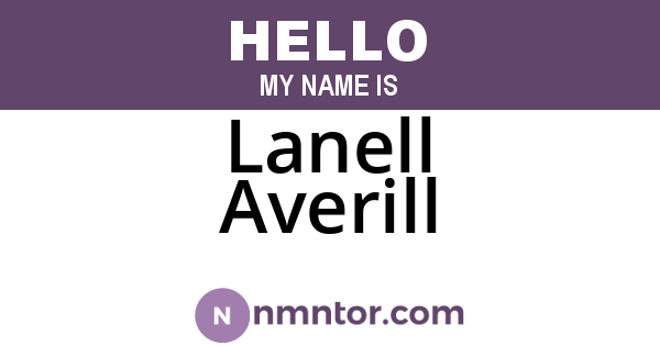 Lanell Averill