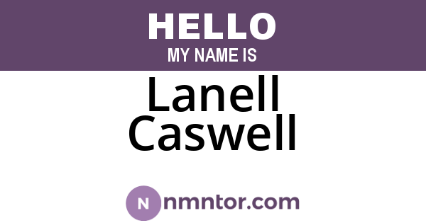 Lanell Caswell