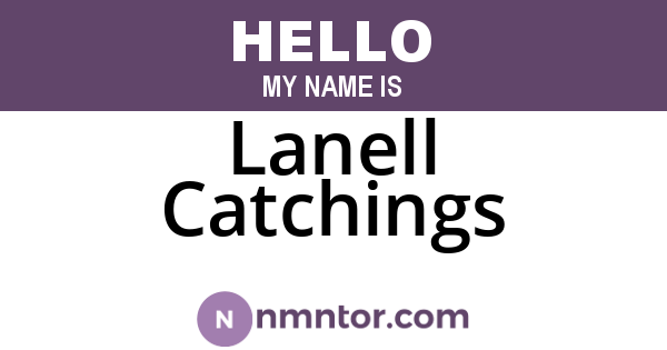 Lanell Catchings