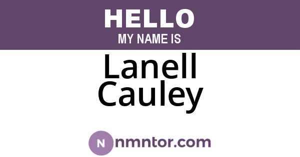 Lanell Cauley