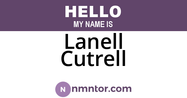 Lanell Cutrell