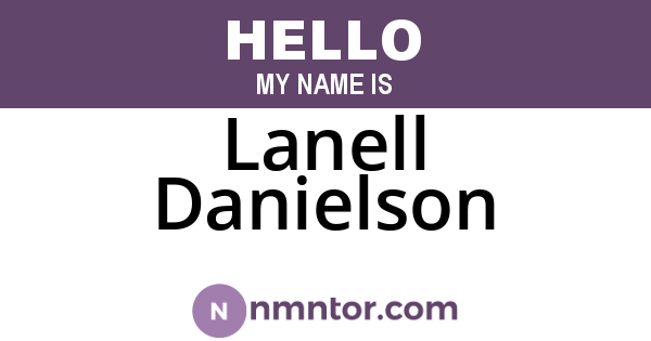 Lanell Danielson