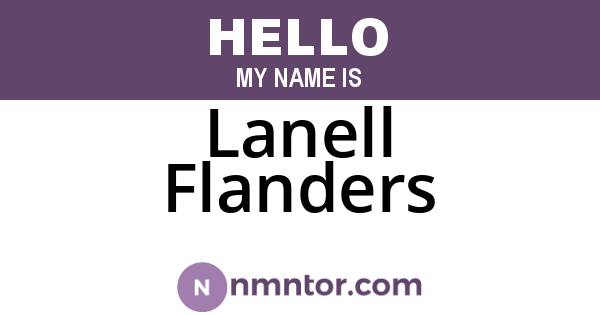 Lanell Flanders