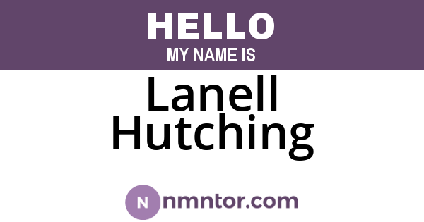 Lanell Hutching