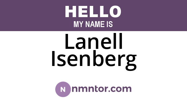 Lanell Isenberg