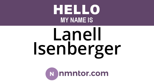 Lanell Isenberger