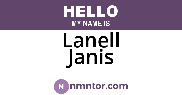 Lanell Janis
