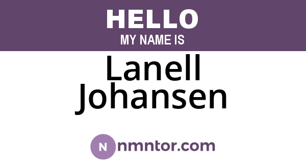 Lanell Johansen