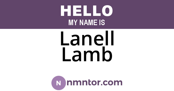 Lanell Lamb