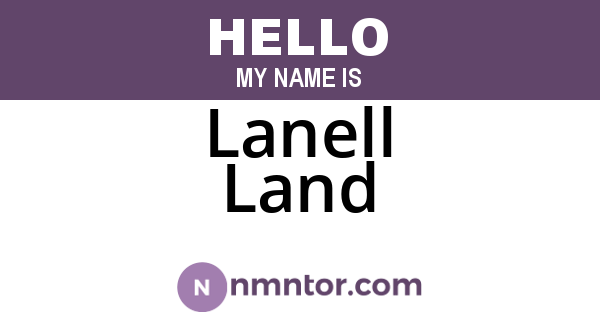 Lanell Land