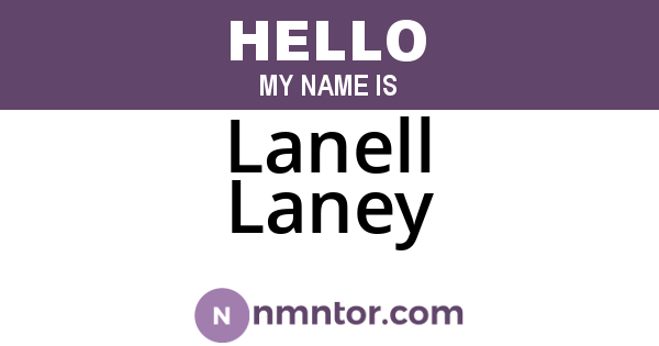 Lanell Laney