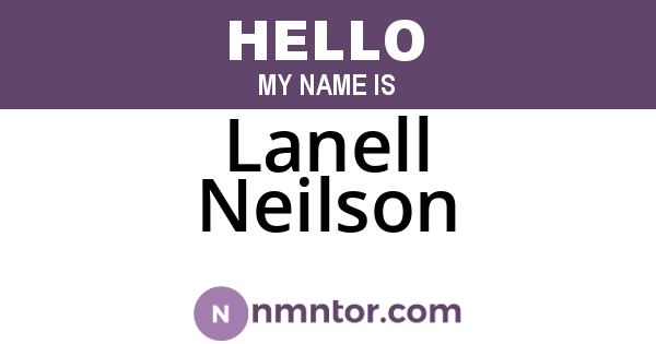 Lanell Neilson