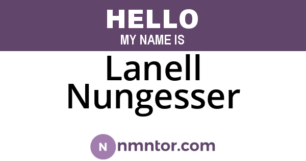 Lanell Nungesser