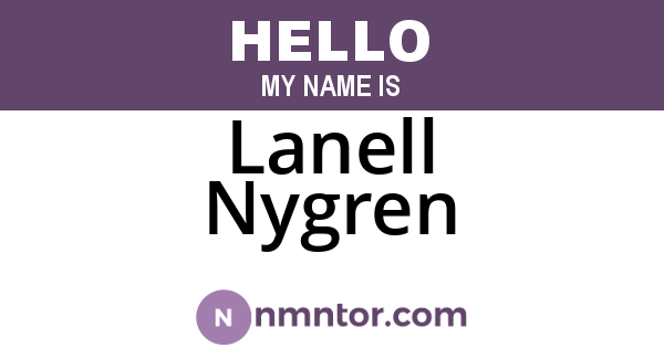 Lanell Nygren