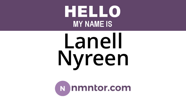 Lanell Nyreen