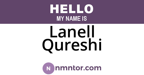 Lanell Qureshi