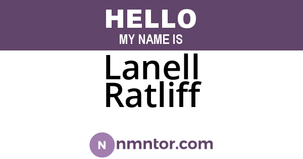 Lanell Ratliff