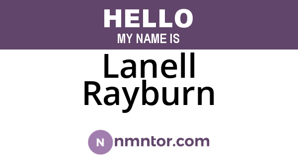 Lanell Rayburn