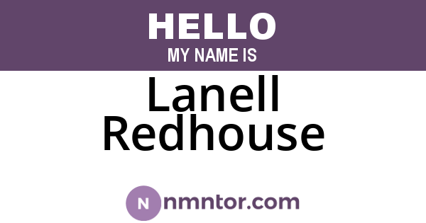 Lanell Redhouse